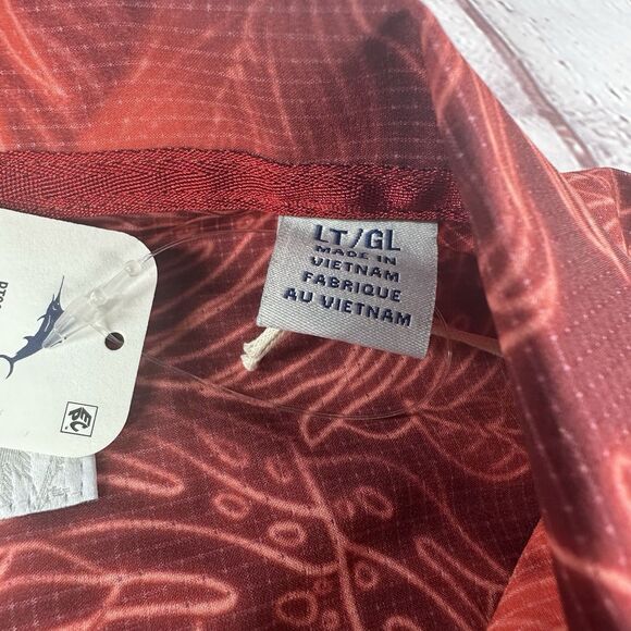 NWT Tommy Bahama LT Bahama Coast Hawaiian Shirt Chili Pepper Island Zone $168 - Picture 7 of 12